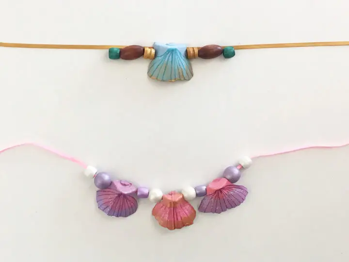 Egg Carton Mermaid Necklaces