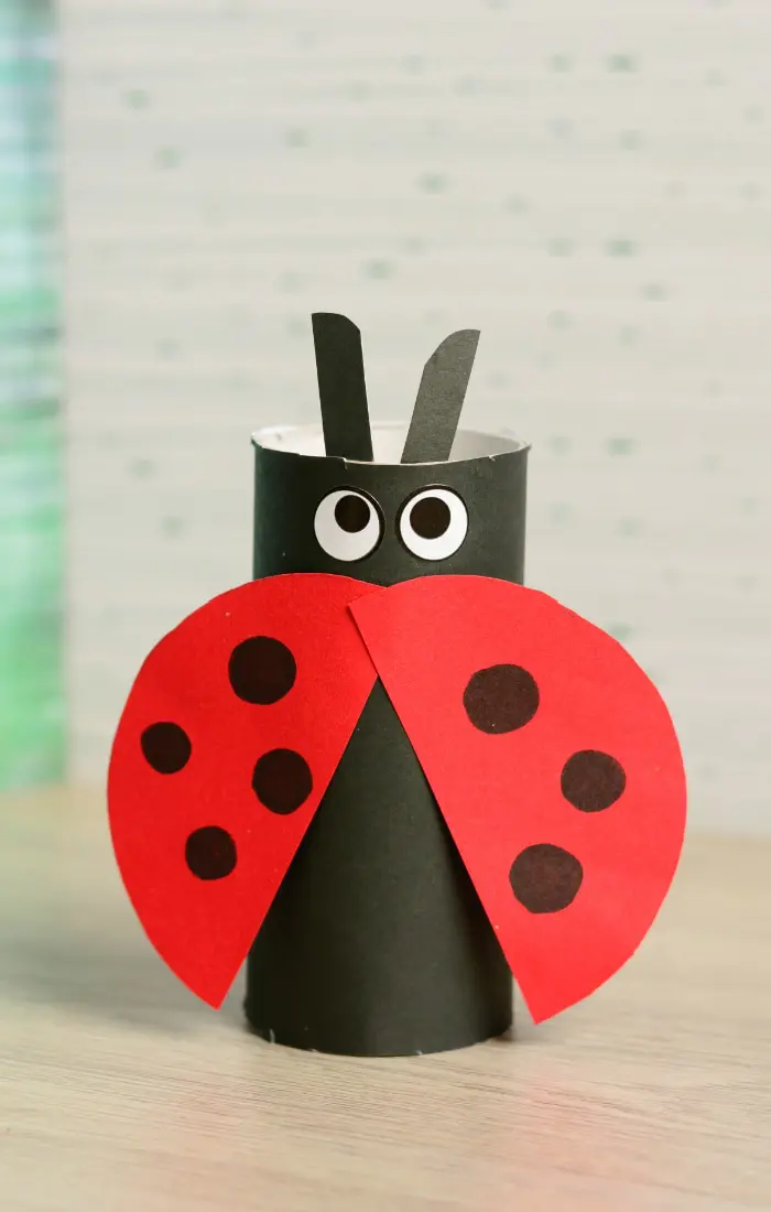 Toilet Paper Roll Ladybug