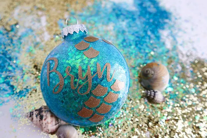Mermaid Glitter Ornaments