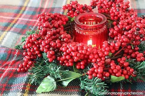 Holly Berry Christmas Wreath