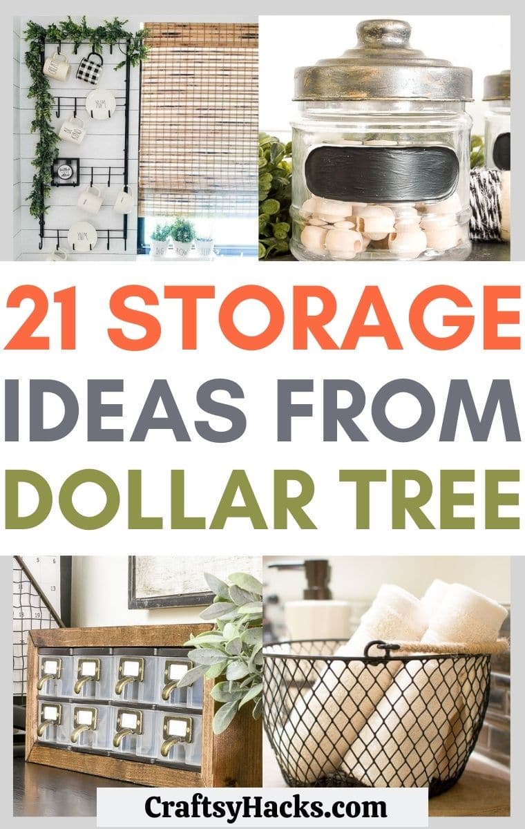 21 Dollar Tree Storage Ideas To Try - Craftsy Hacks