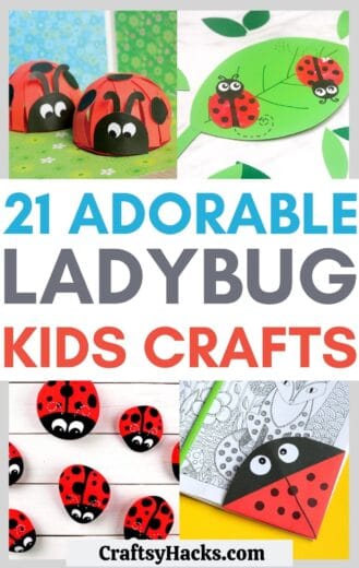 21 Lady Bug Crafts for Bug Loving Kids - Craftsy Hacks