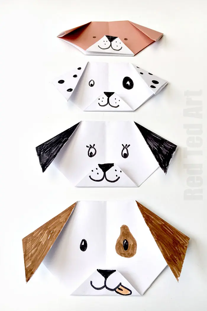 Easy Origami Puppy