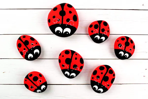 Ladybug Rock Pets
