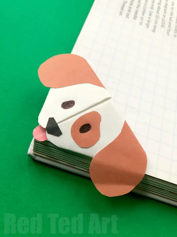 Origami Dog Corner Bookmarks