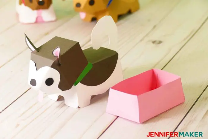 Paper Dog Boxes