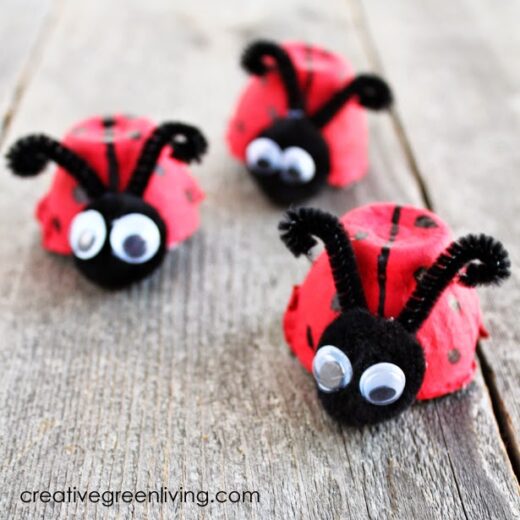 21 Lady Bug Crafts for Bug Loving Kids - Craftsy Hacks