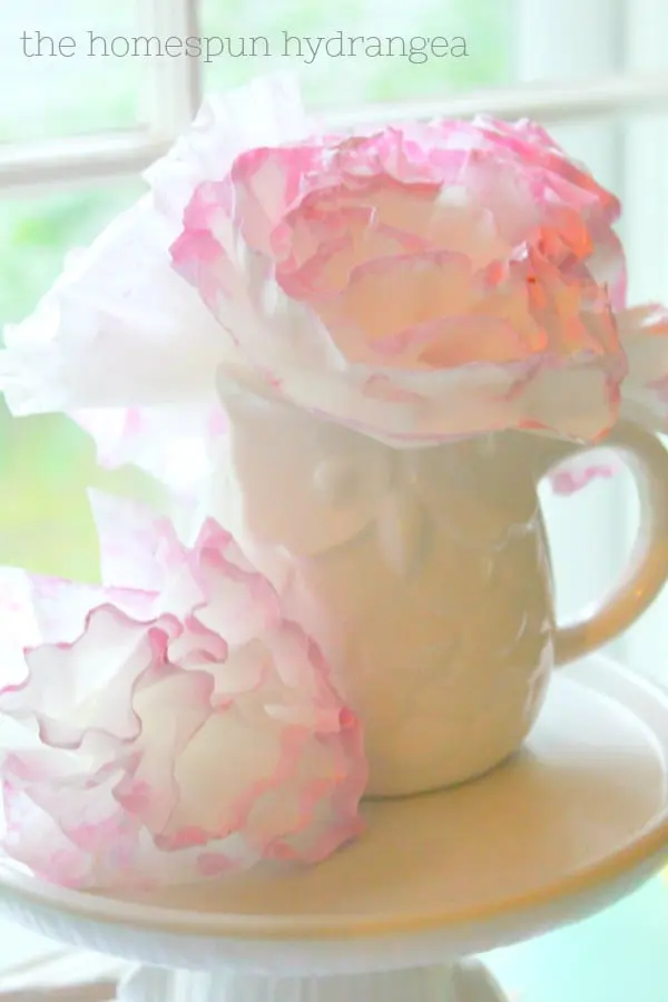 Coffee Filter Peonies