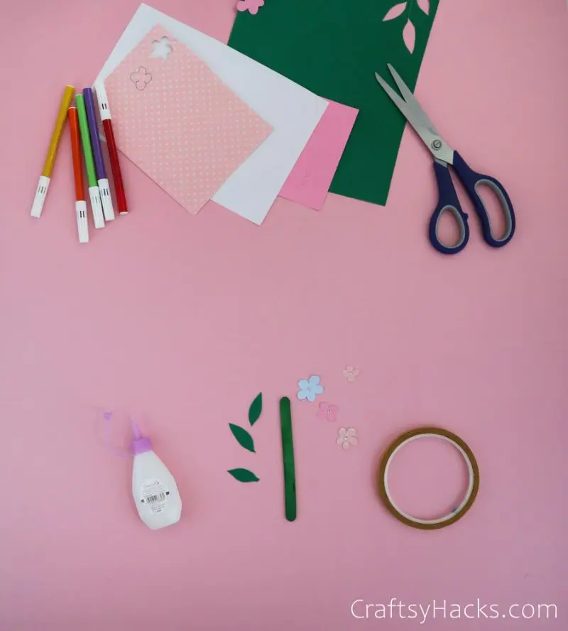 craft supplies to make flowers