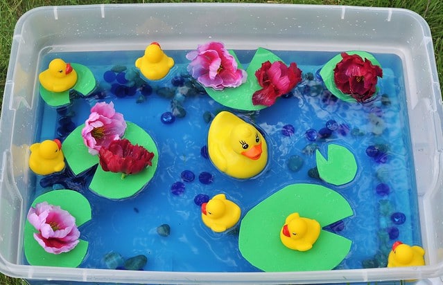 Rubber Duck Sensory Bins