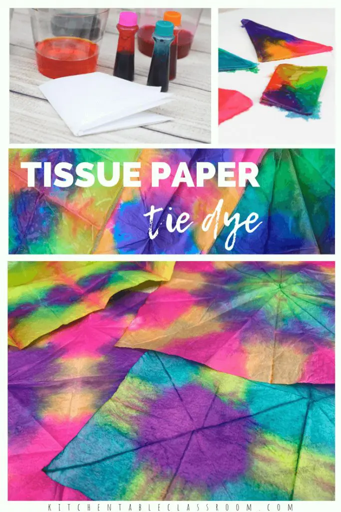 Tie-Dye with Tissue Paper