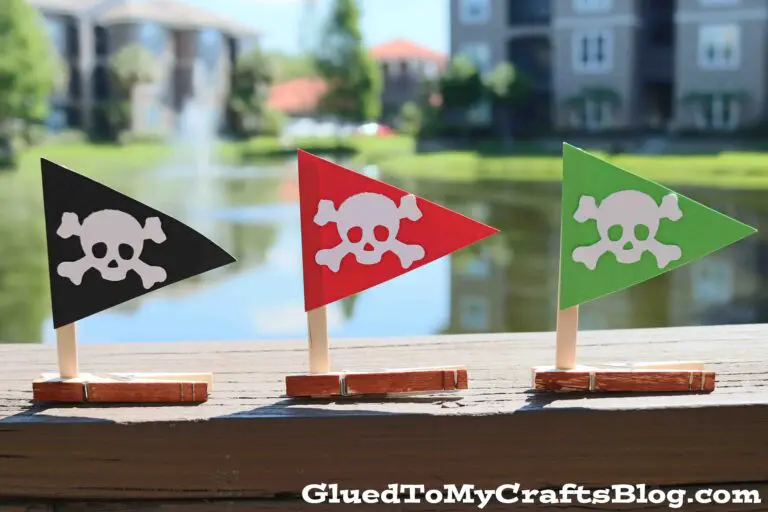 Clothespin Pirate Ships