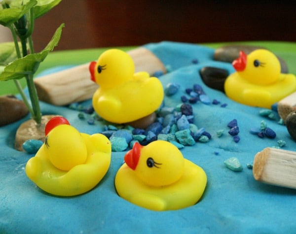 Duck Pond Play Dough