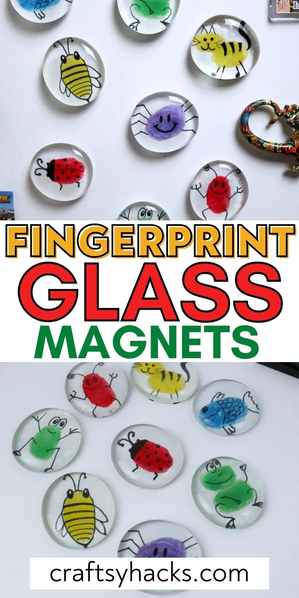 fingerprint glass magnets pinterest pin