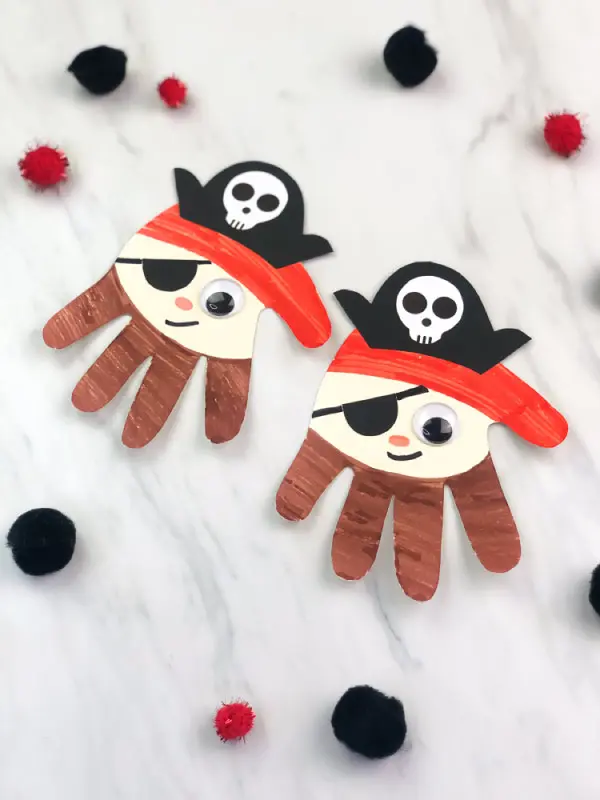 Handprint Pirate Paper Craft