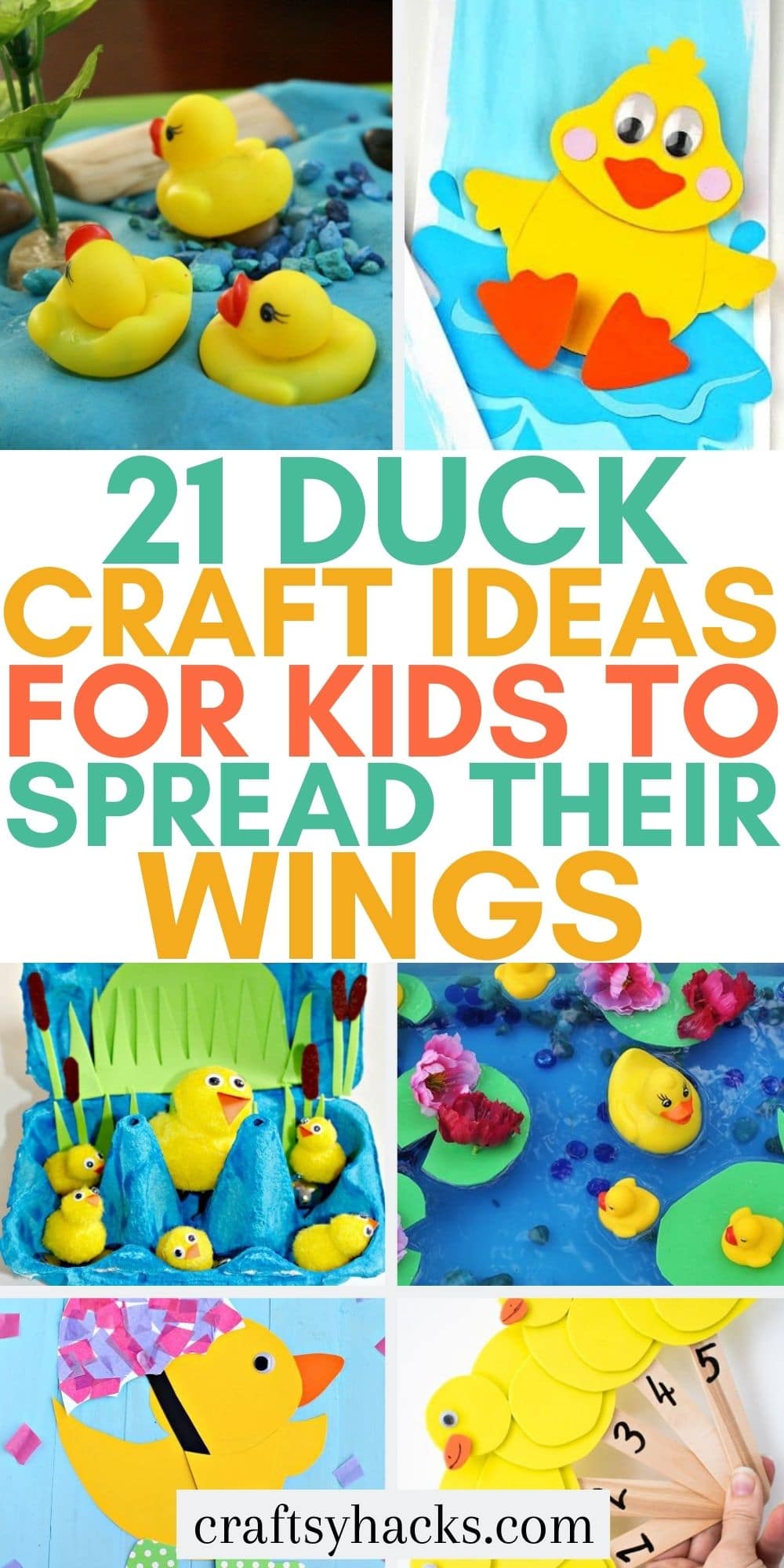 21 Duck Crafts for Kids to Spread Their Wings - Craftsy Hacks