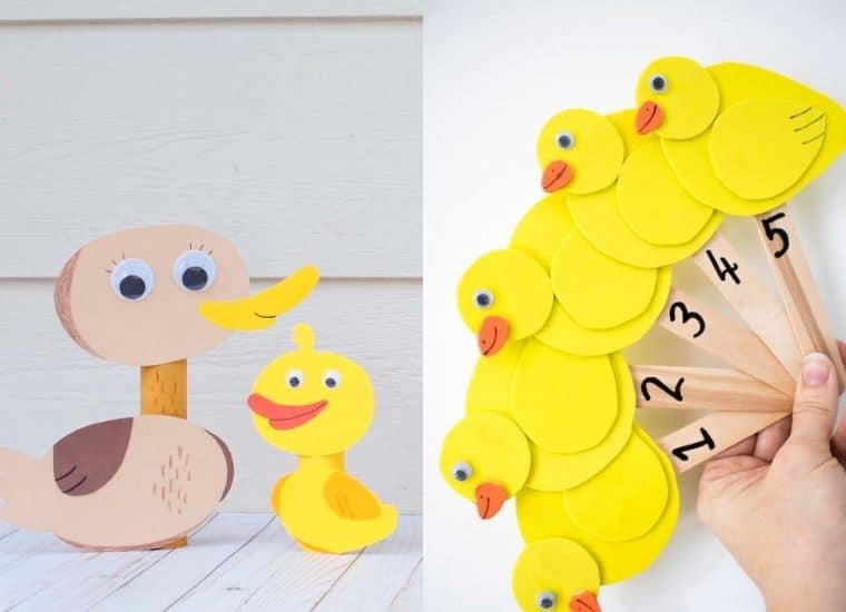 21-duck-crafts-for-kids-to-spread-their-wings-craftsy-hacks