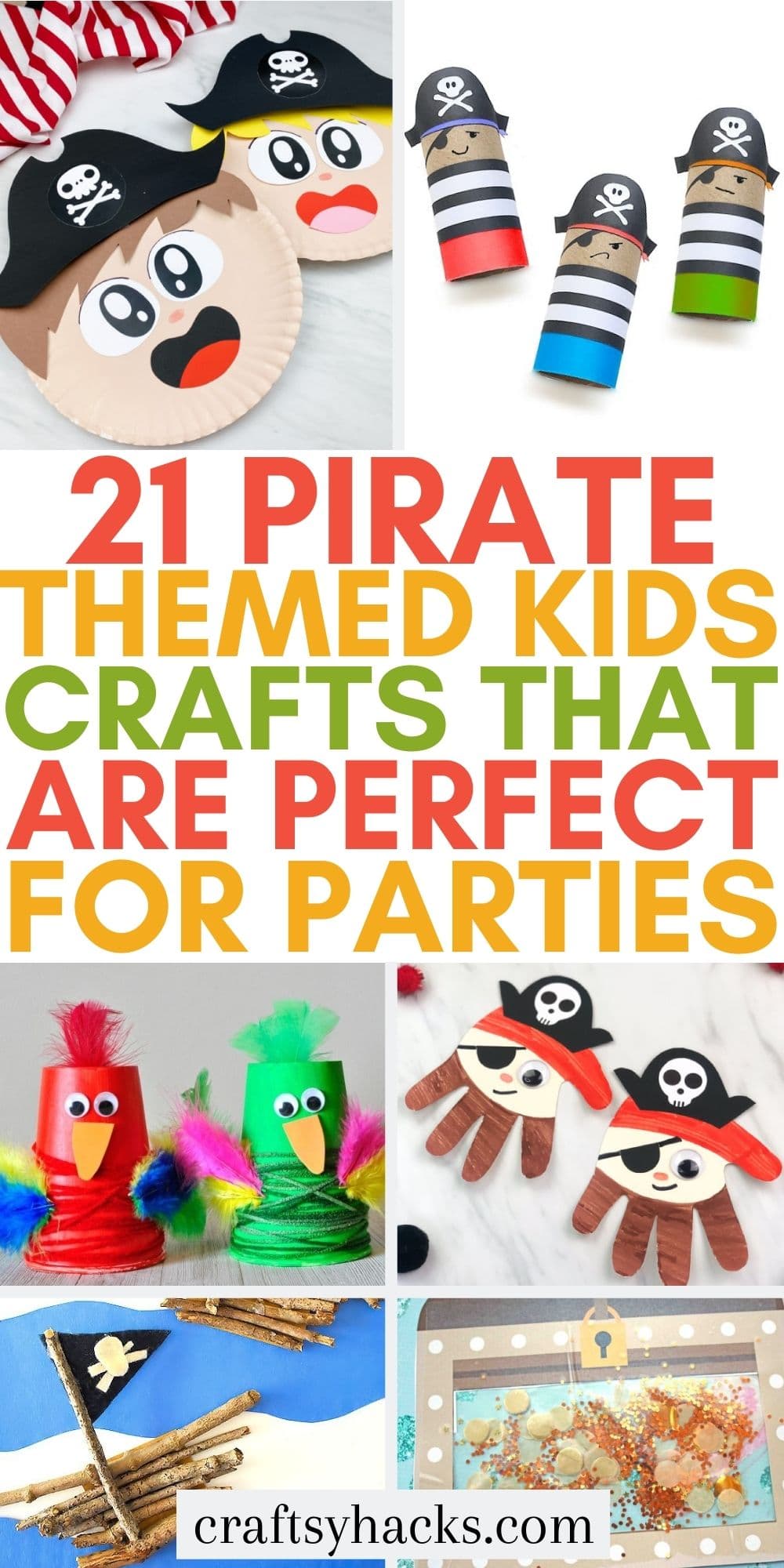 21 Pirate Crafts for Kids That Are Simply Great - Craftsy Hacks