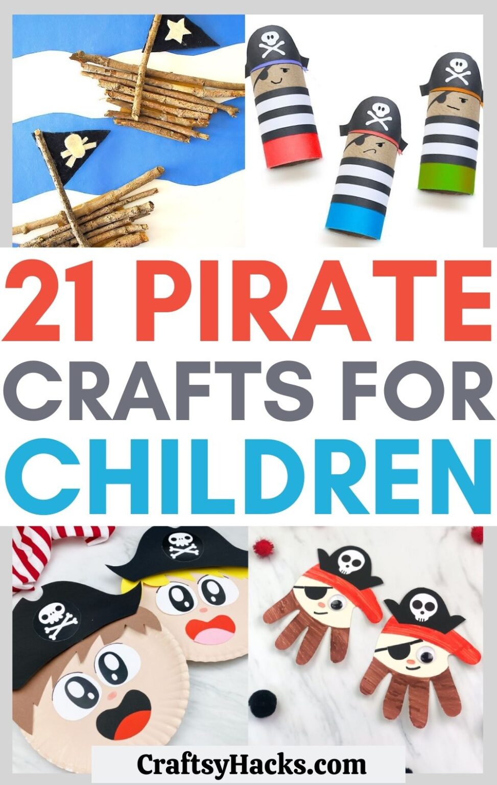 21 Pirate Crafts for Kids That Are Simply Great - Craftsy Hacks