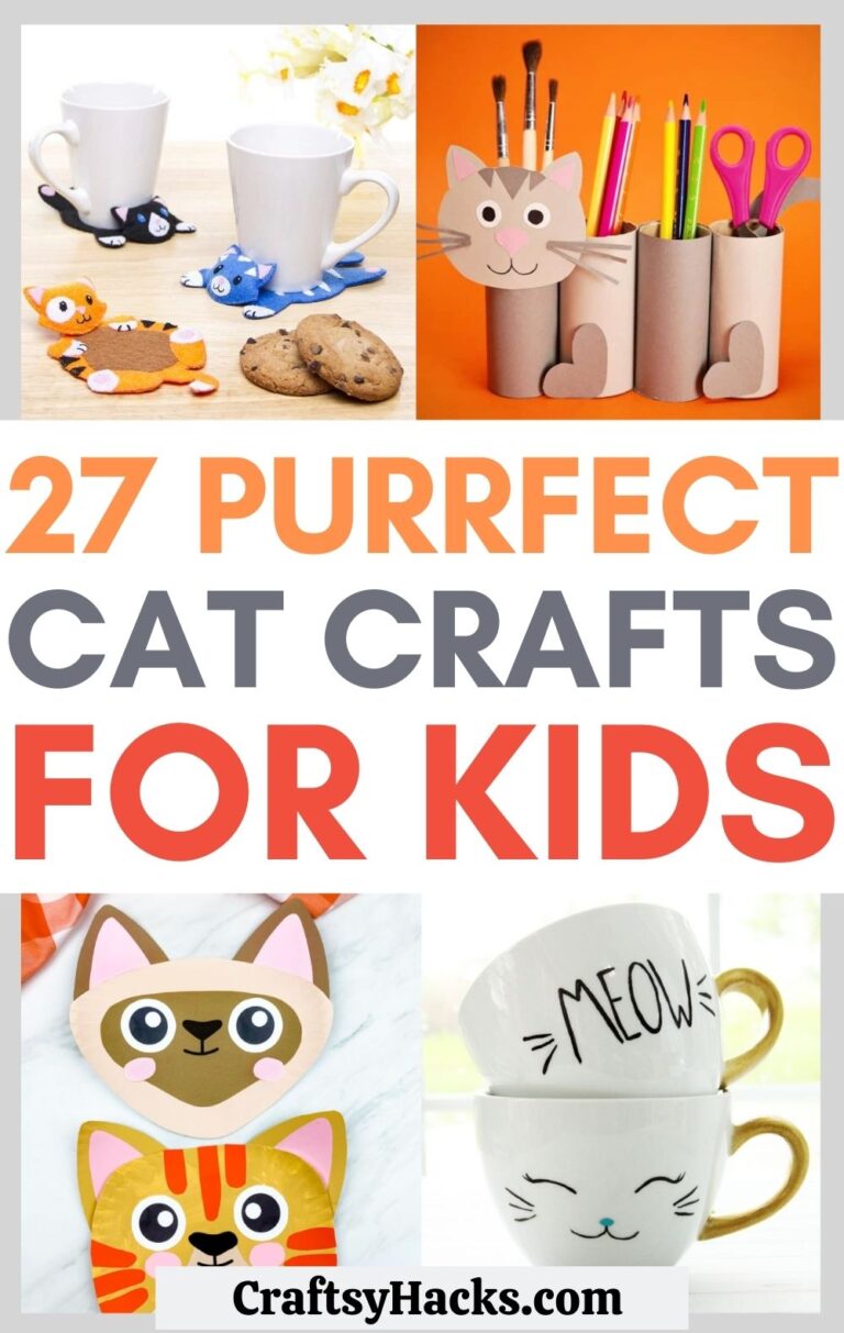 27 Cat Crafts That Your Kids Will Love - Craftsy Hacks