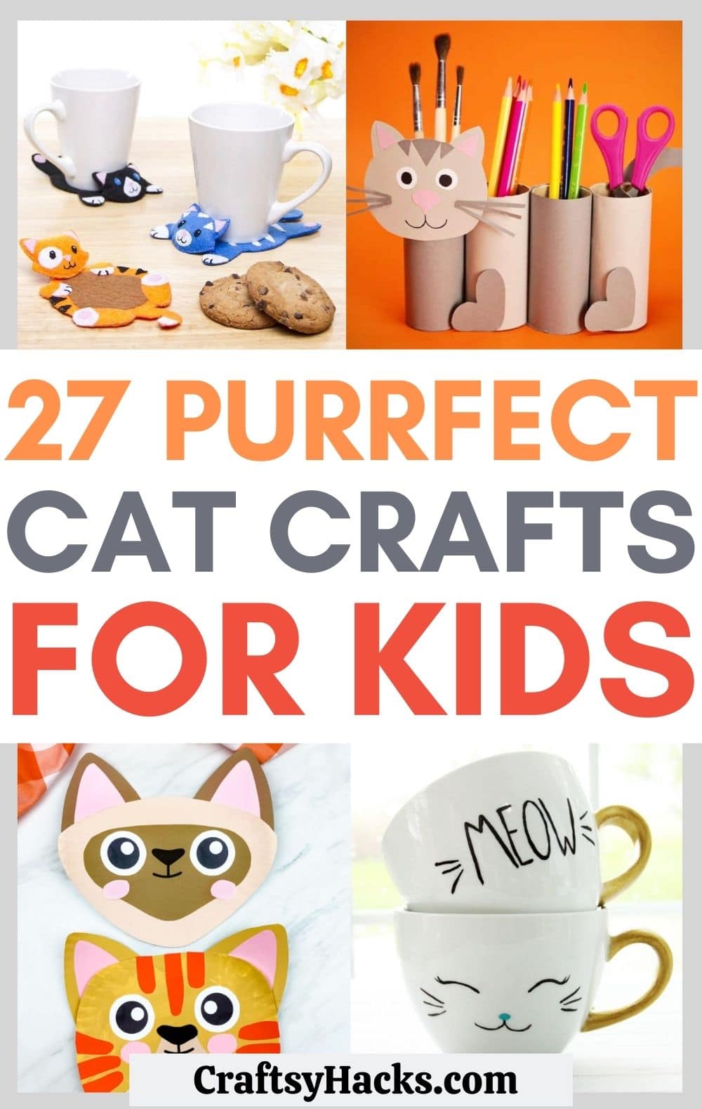 cat crafts for kids