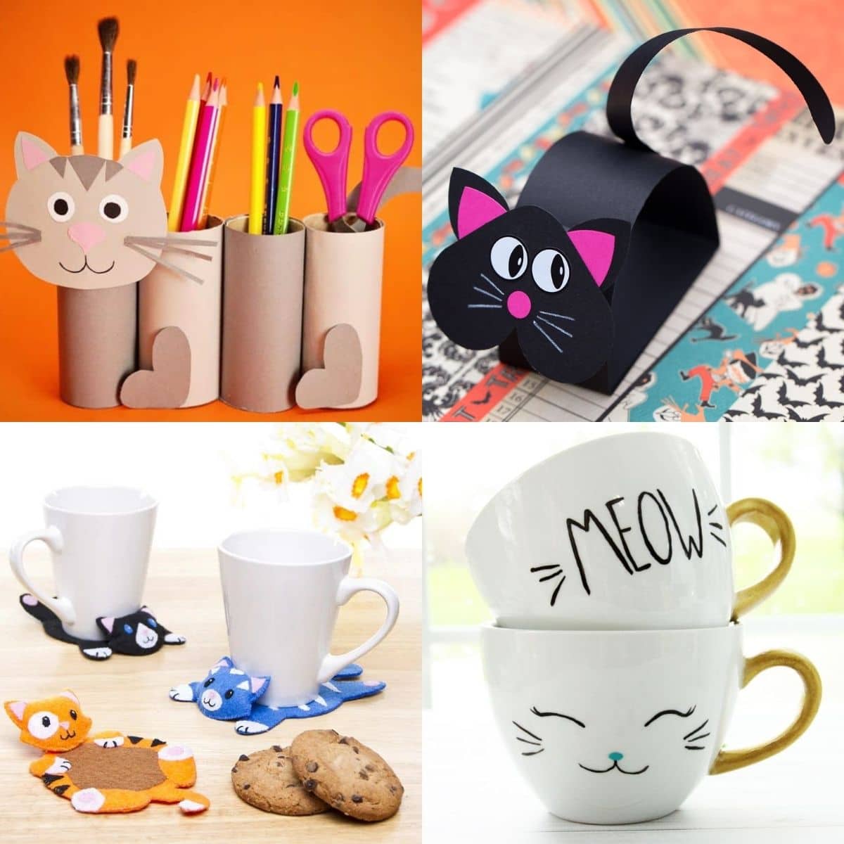 Purrfectly cute cat craft using air drying clay - NurtureStore