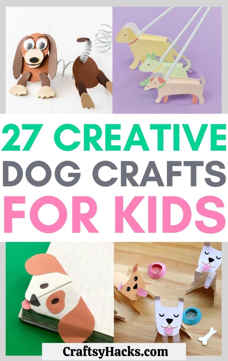 27 Dog Crafts for Kids To Have Fun - Craftsy Hacks