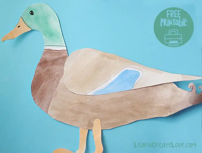 Printable Rubber Duck Paper Craft