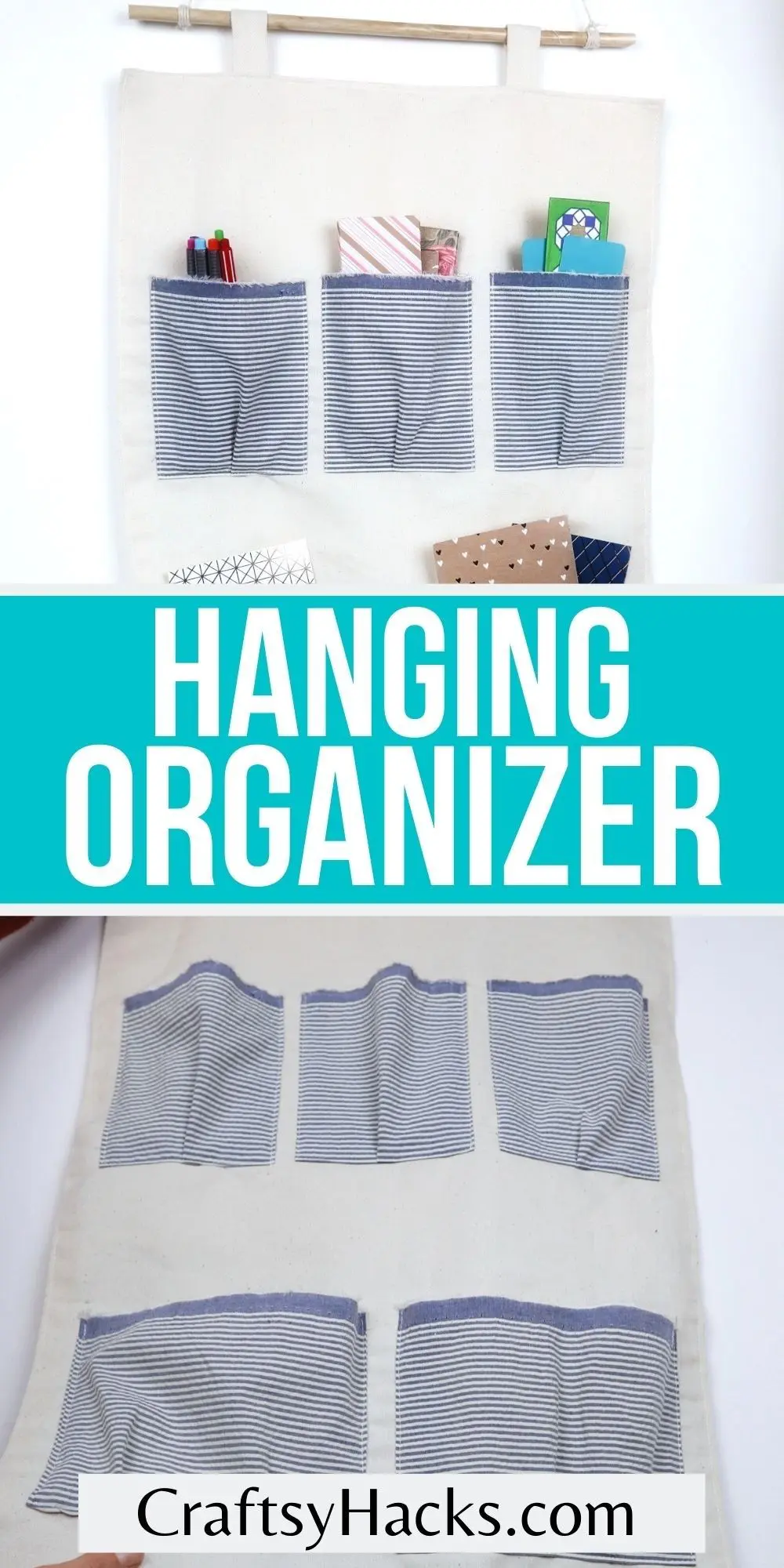 hanging organizer pinterest pin