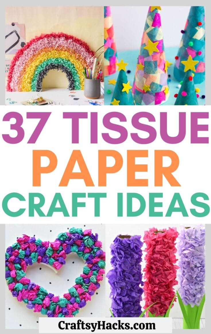 37 Stash-busting Tissue Paper Crafts - Craftsy Hacks