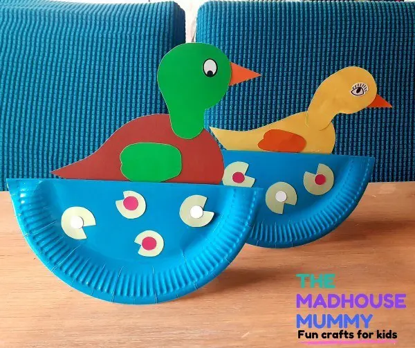 Duck Pond Paper Plate Rockers