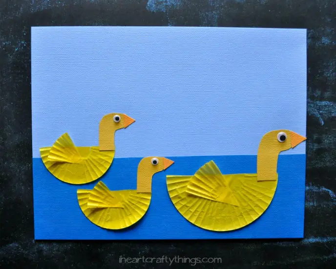 Cupcake Liner Duckies