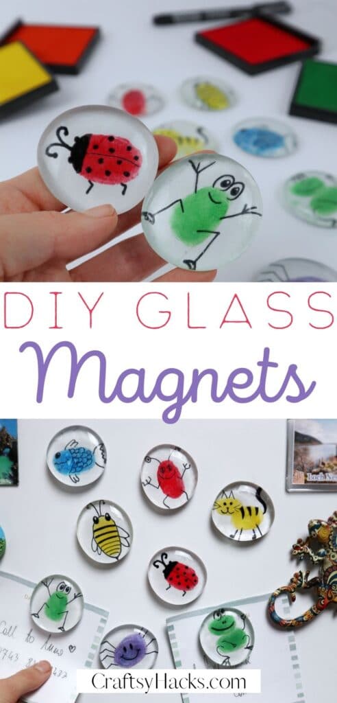 diy glass magnets