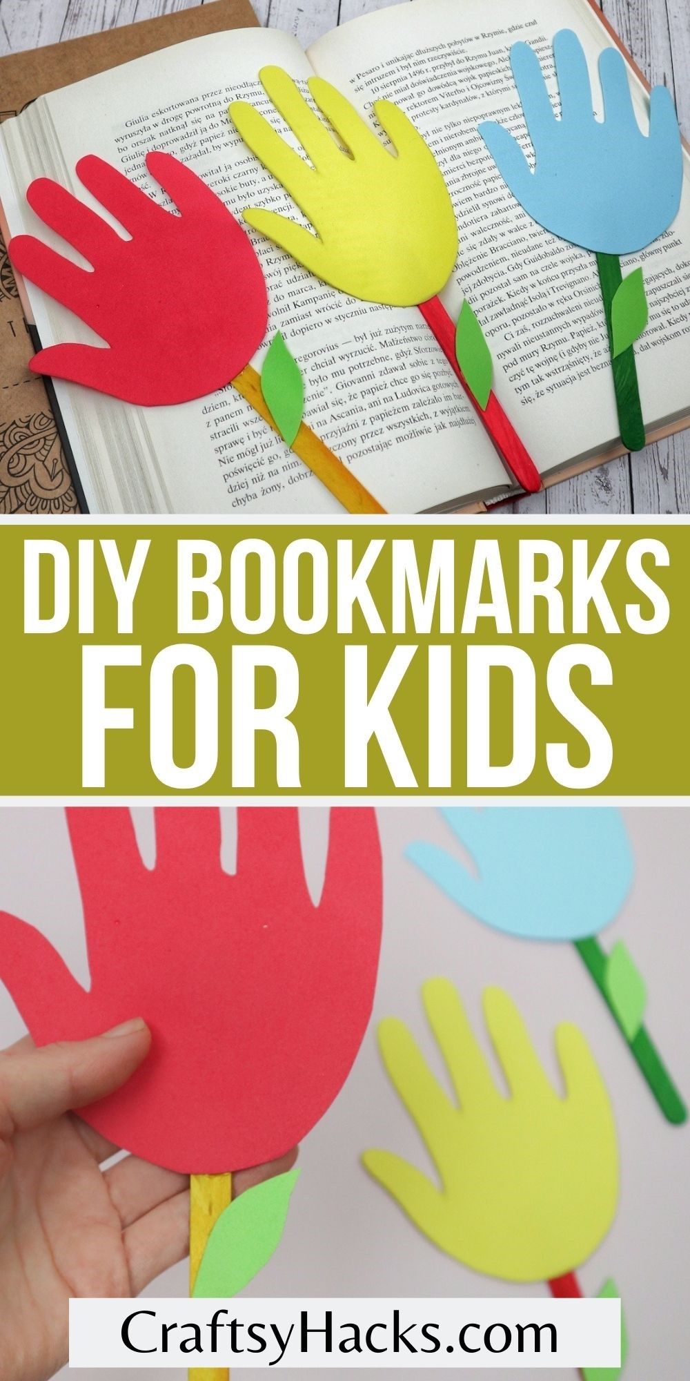 diy bookmarks for kids pin