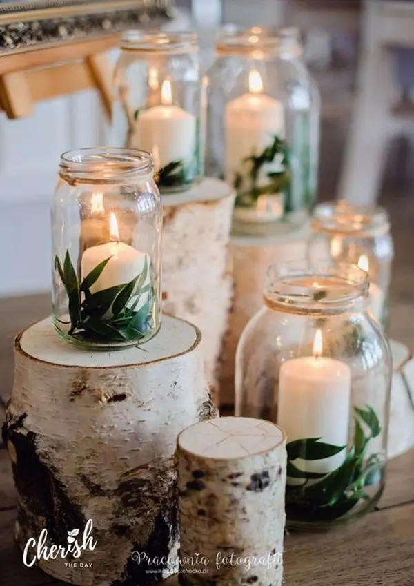 wedding centerpieces mason jars