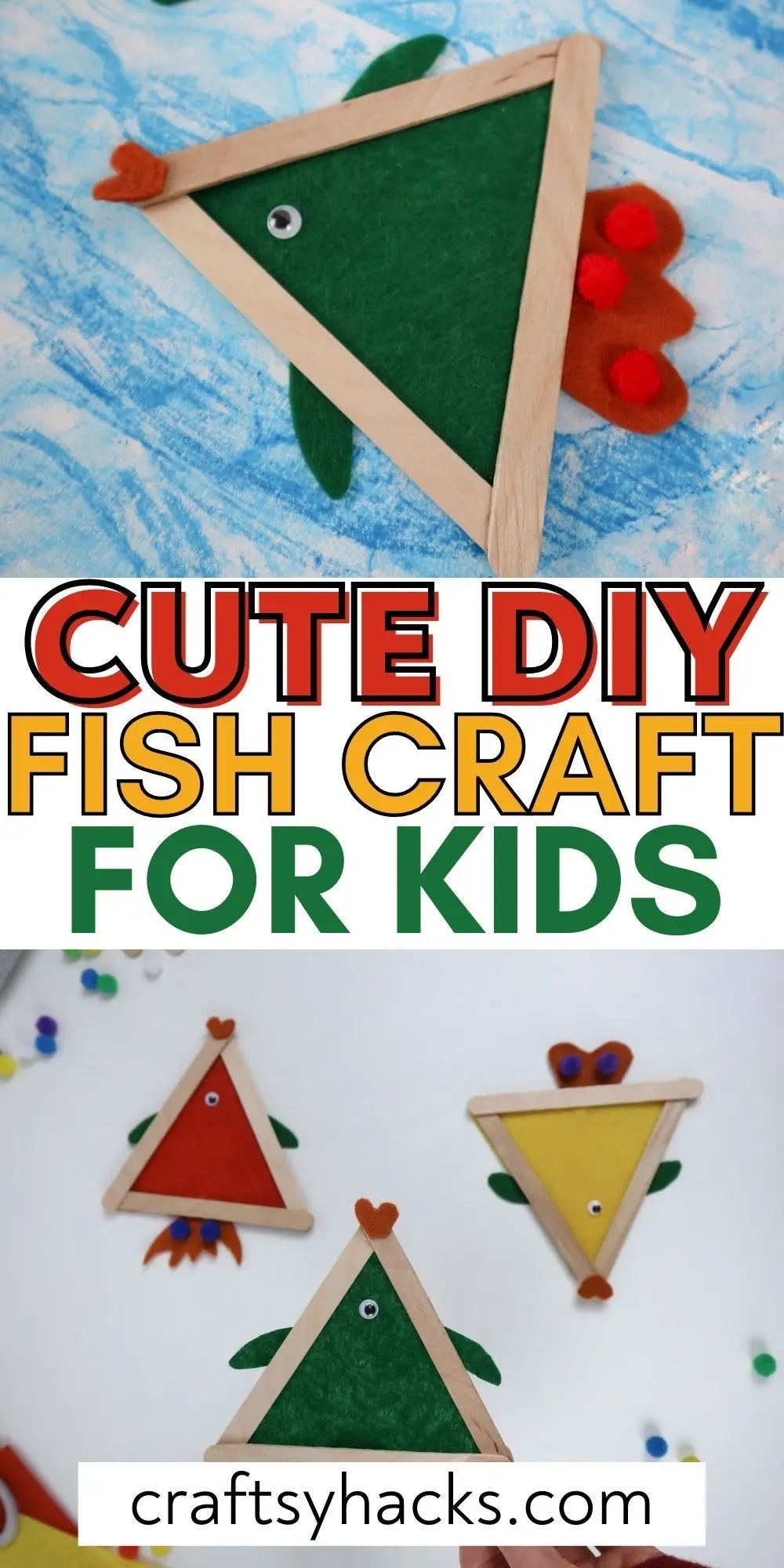 cute diy fish craft for kids