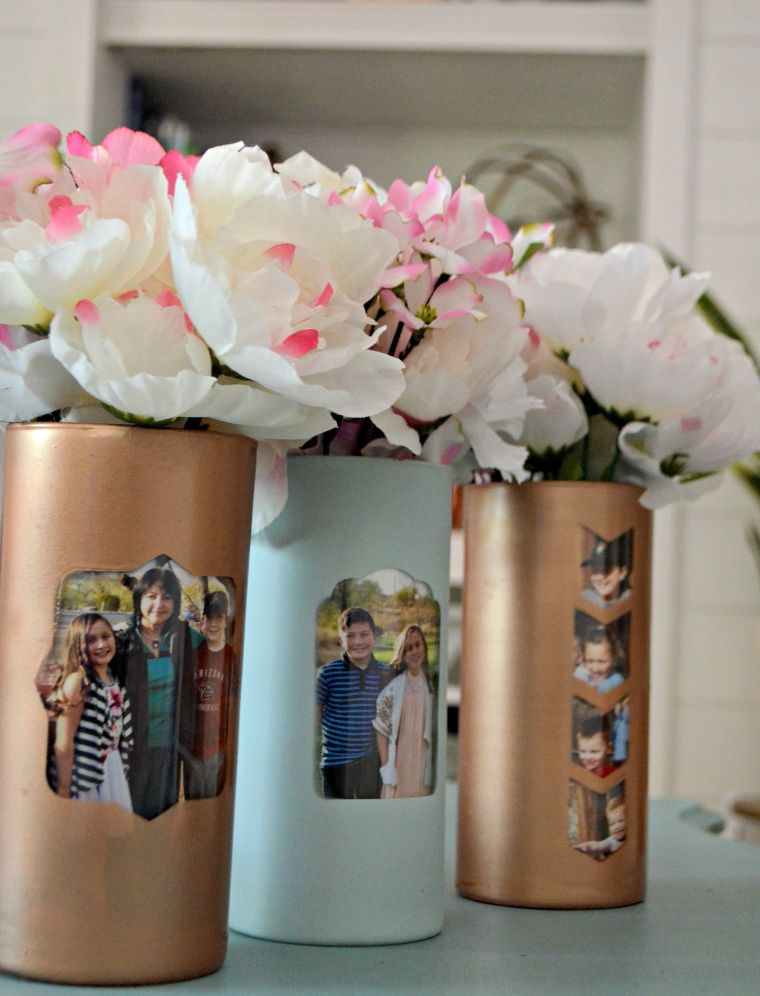 Chic Photo Memory Vases