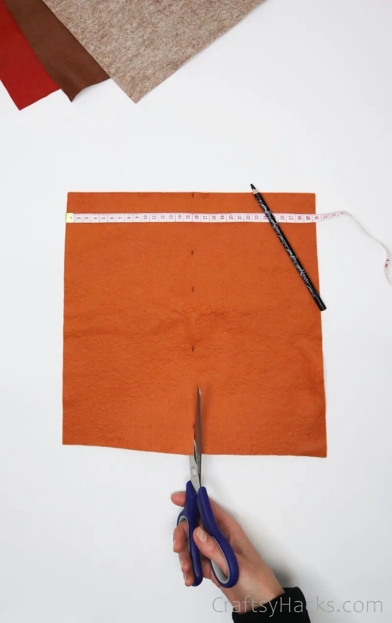 cutting felt sheet