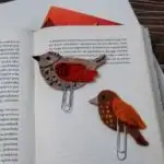 diy bird bookmark