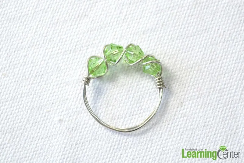 Multi-Bead Wire Wrapped Ring
