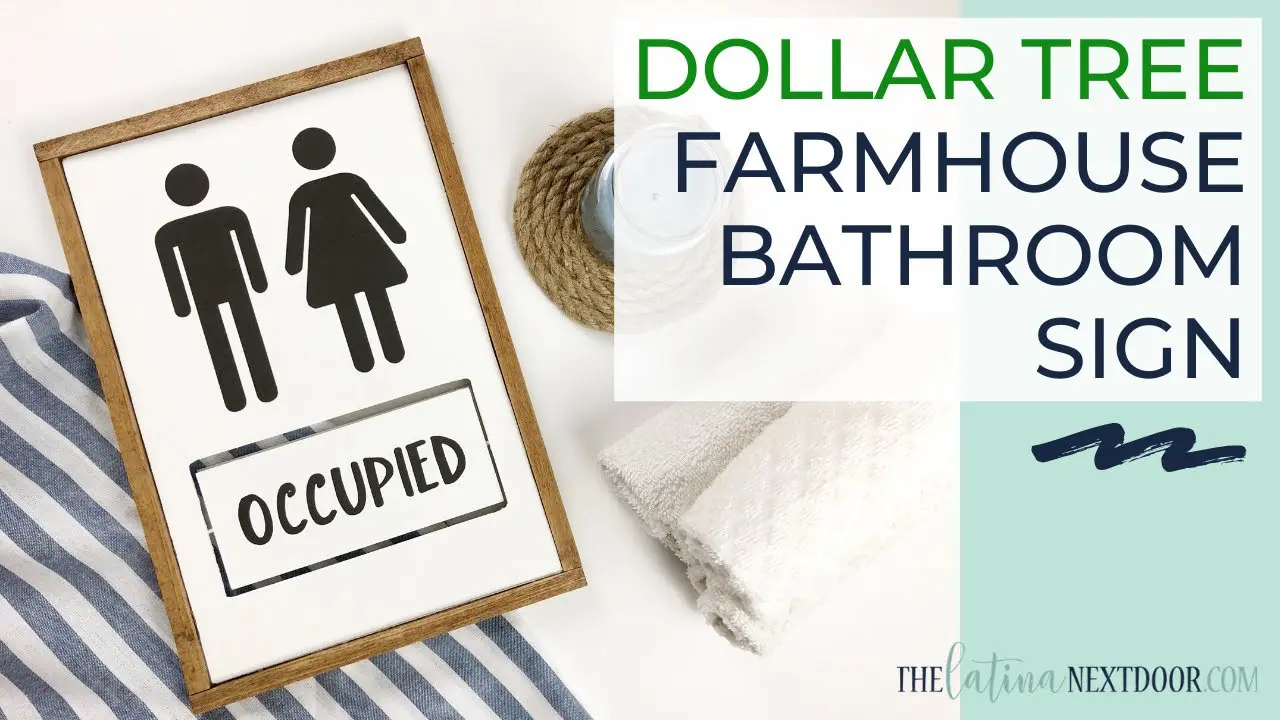 Farmhouse-Inspired Occupied Sign