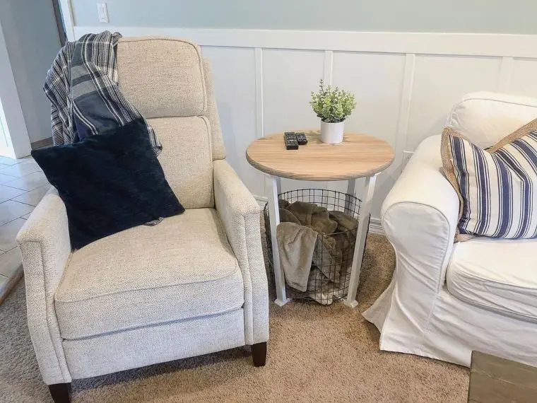 Wire Basket Coffee Table