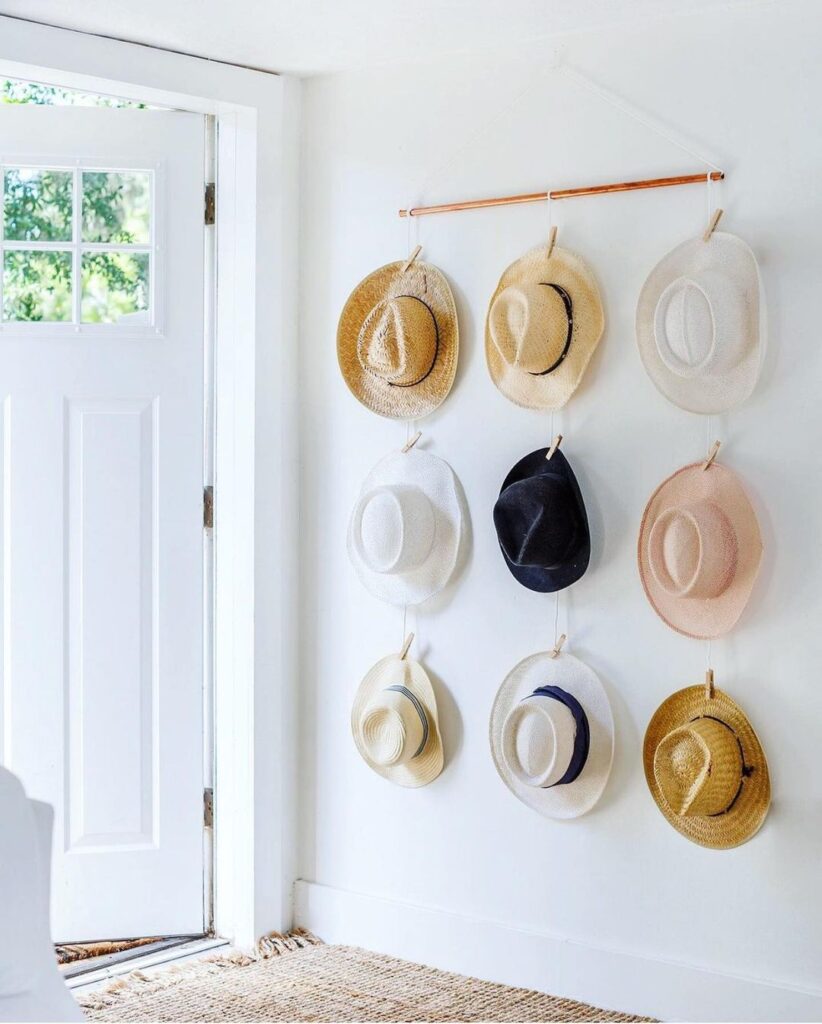 23 Functional Hat Rack Ideas We Love - Craftsy Hacks