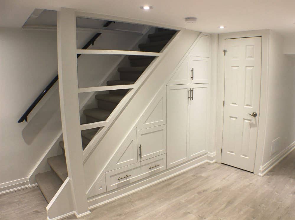 under stairs shelving