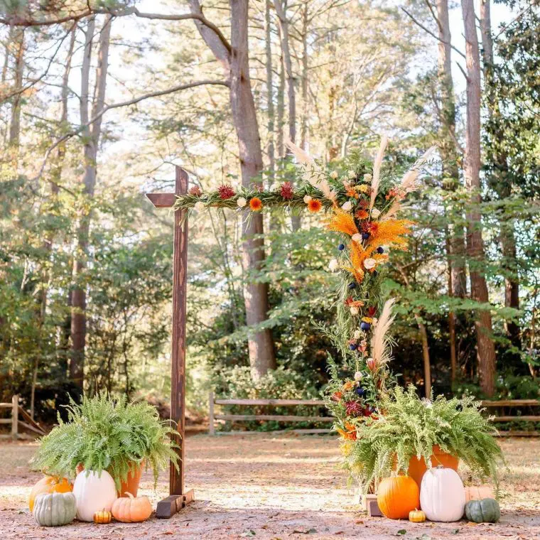 Fall Wedding Arch