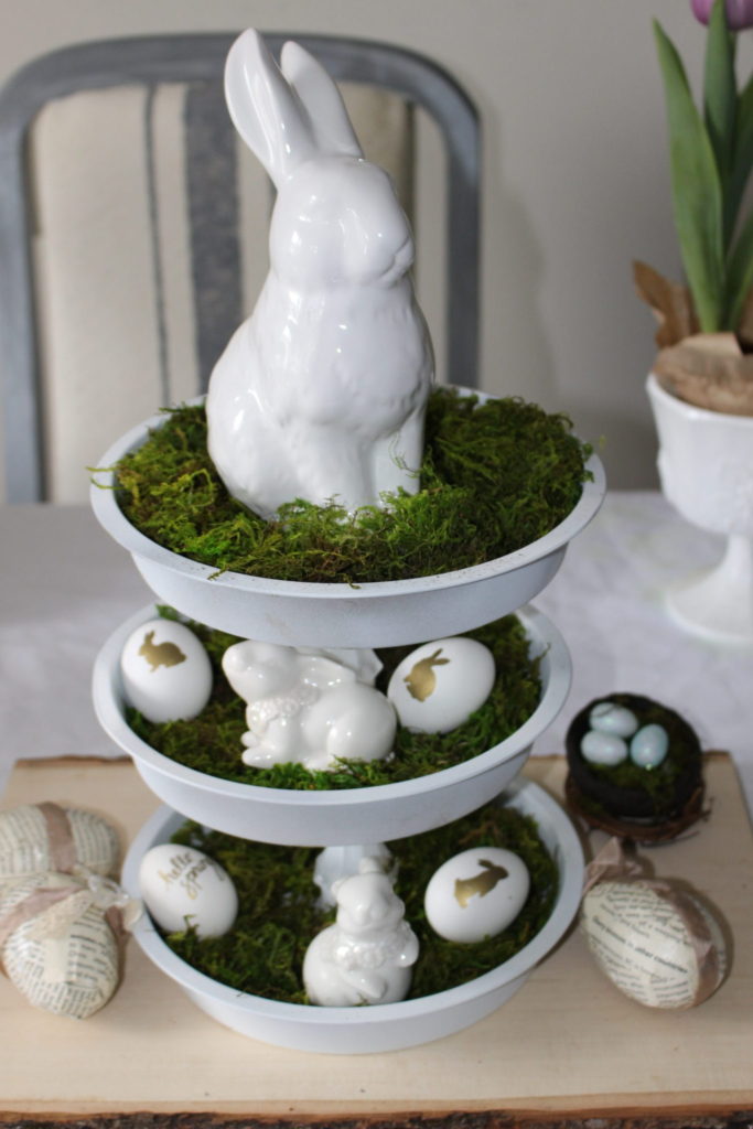 Three-Tiered Easter Tray