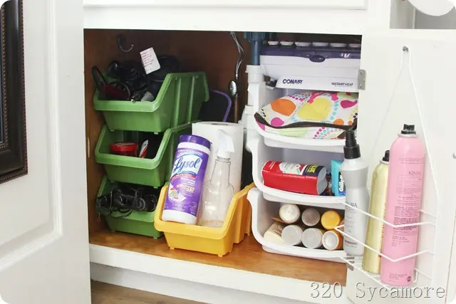 Stackable Undercounter Organization