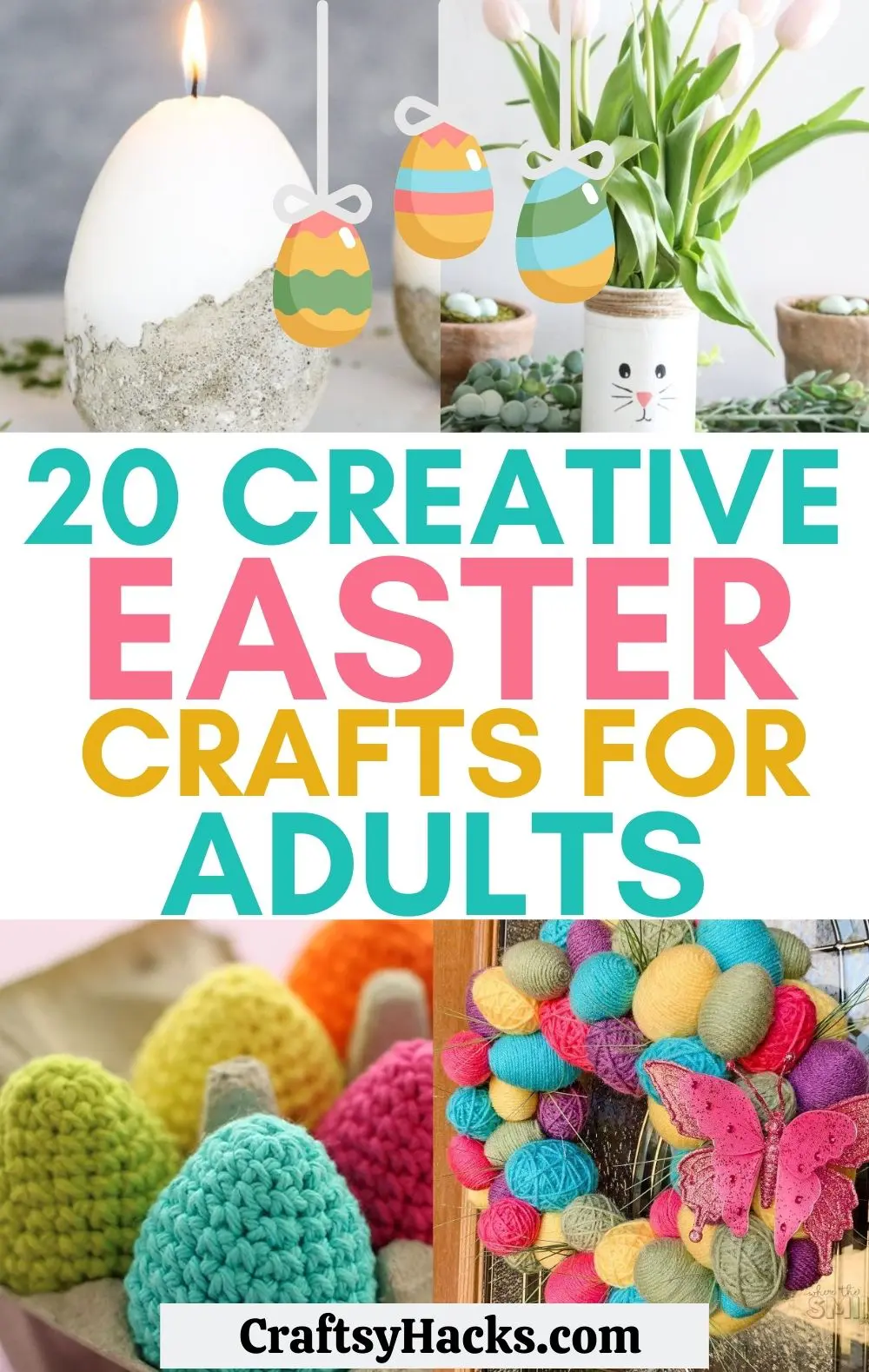 9+ Easter Crafts for Adults (Easter Decor and Gifts) – Craftivity Designs
