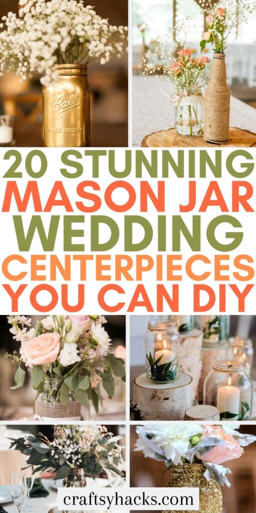 mason jar wedding centerpieces