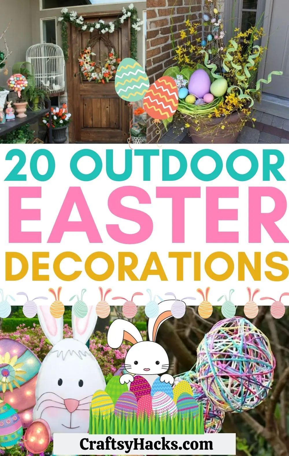 40 Best Outdoor Easter Decorations 2024 - DIY Easter Yard Décor